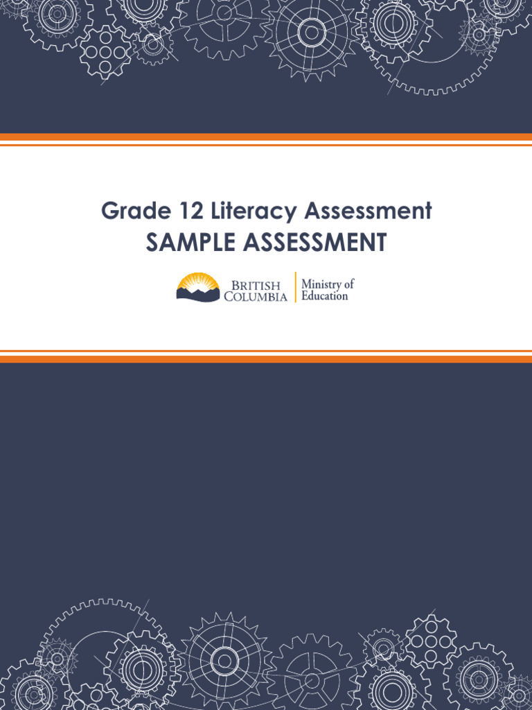 Grade 12 Literacy Sample Assessment | PDF | Artificial Intelligence ...