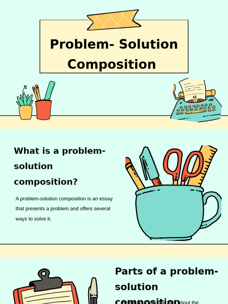 Problem-Solution Essay Guide | PDF