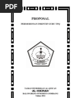 Download PROPOSAL Insentif Guru Tpq Al-hikmah by M Fatkhur Rozi SN83179311 doc pdf