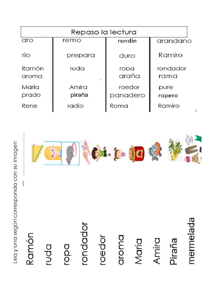 Tarea Palabras Con R | PDF