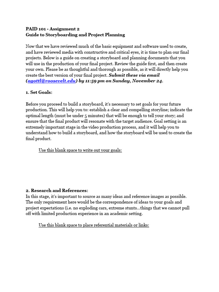 CCPA PAID 101 - Assignment 2 - Friday Classes | PDF