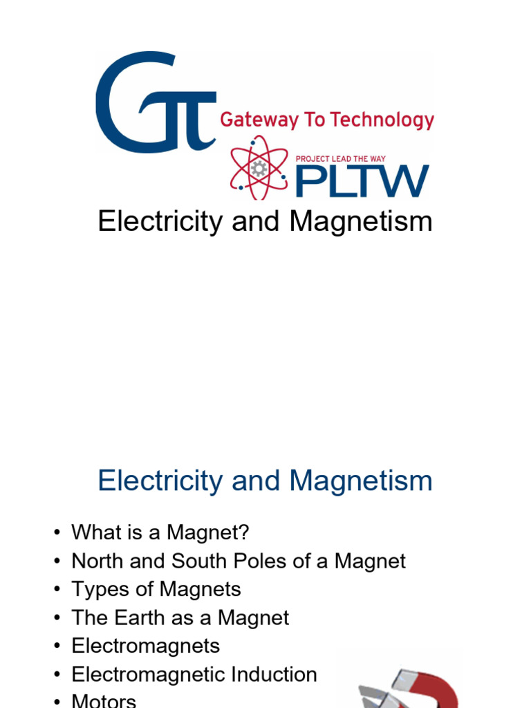 Electricity and Magnetism Presentation | PDF