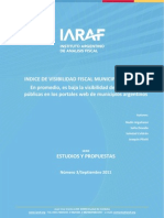 Informe Municipio Transparente IARAF