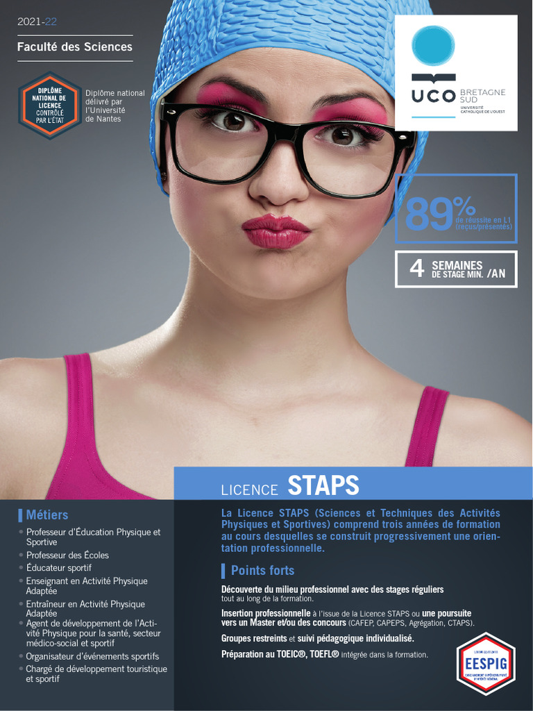 Staps Ok | PDF | Des sports | Enseignants