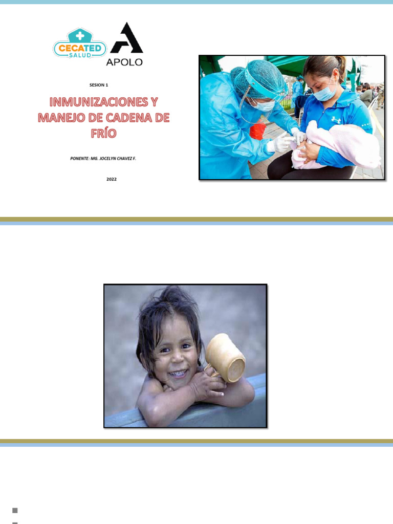 Inmunizaciones - Sesion 1 (Curso Esni - 21 Dic Clase 1) | PDF ...