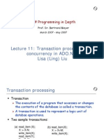 Lecture 11: Transaction Processing and Lisa (Ling) Liu: C# Programming in Depth