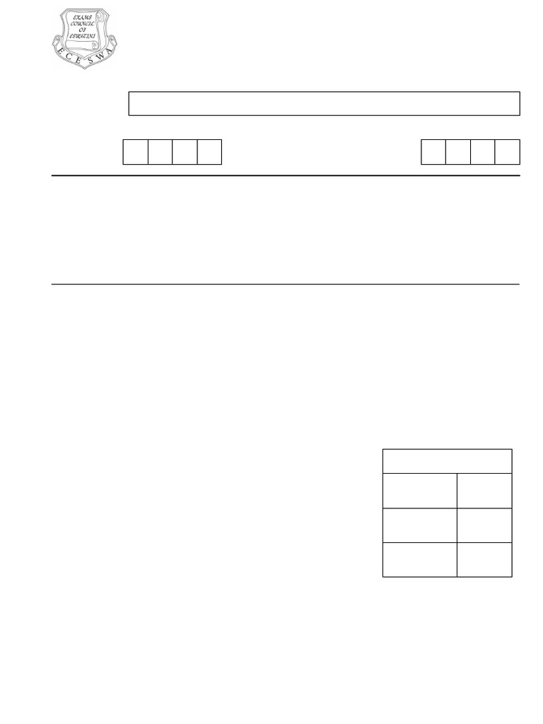 Jc Siswati Paper 1 Exam 2022 Pdf