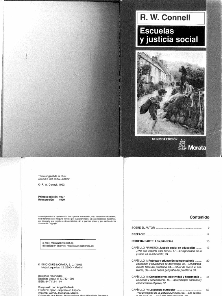 Conell - RESUMIDA Escuelas y Justicia Social. La Justicia Curricular | PDF