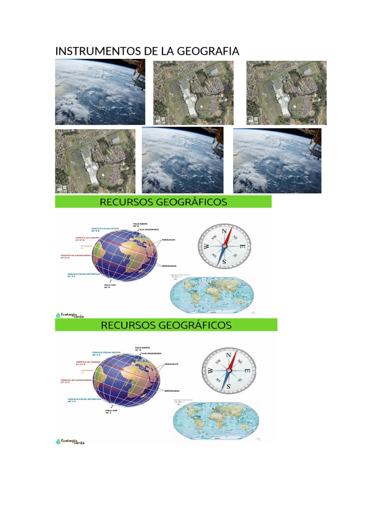 Instrumentos de La Geografia | PDF