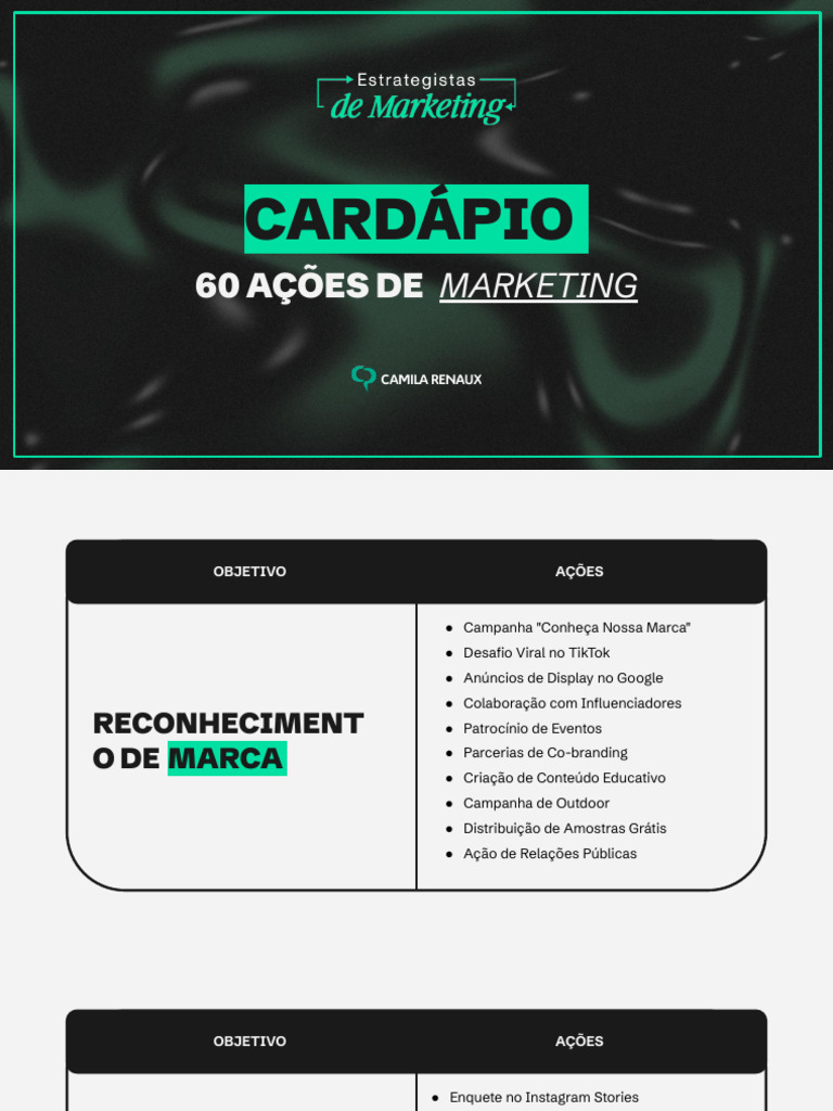 60 Estratégias de Marketing Eficazes | PDF | Comunicações de promoção e ...