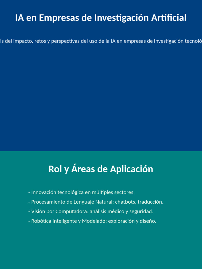 Impacto y Retos de la IA en Empresas | PDF