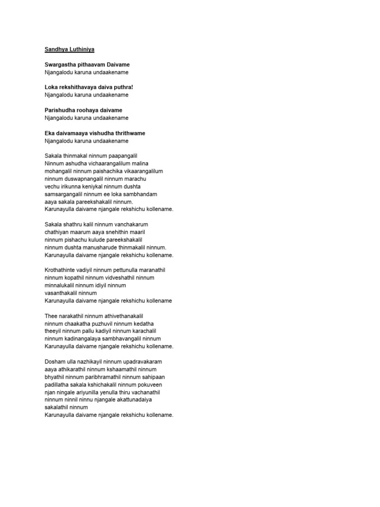 Sandhya Luthinya | PDF