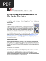 Cidex OPa | PDF | Working Conditions | Occupational Safety And Health