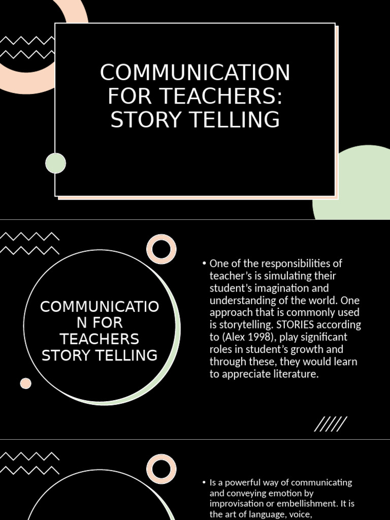 Storytelling Strategies for Teachers | PDF | Storytelling | Narrative