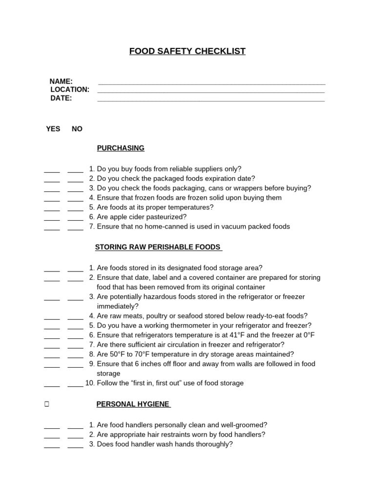 food-safety-checklist-pdf-refrigerator-food-storage