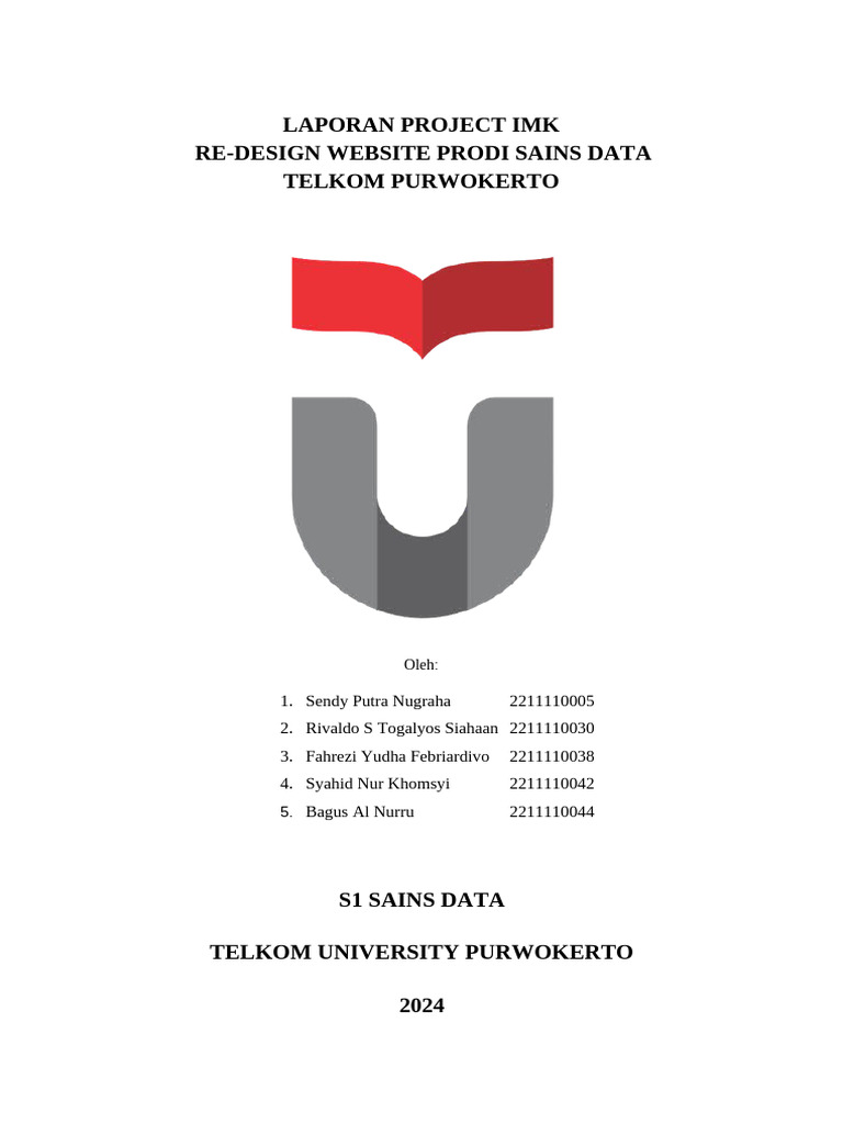 Re-Design Website Prodi Sains Data | PDF