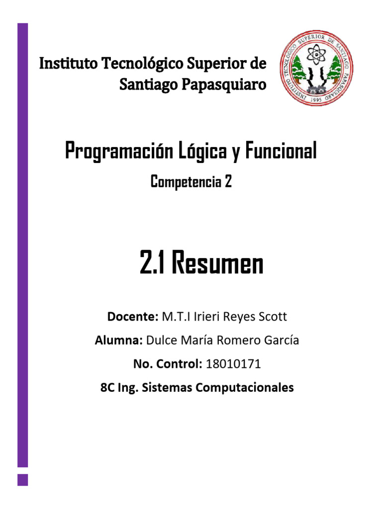Programacion Logica y Funcional | PDF | Lenguaje de programación ...