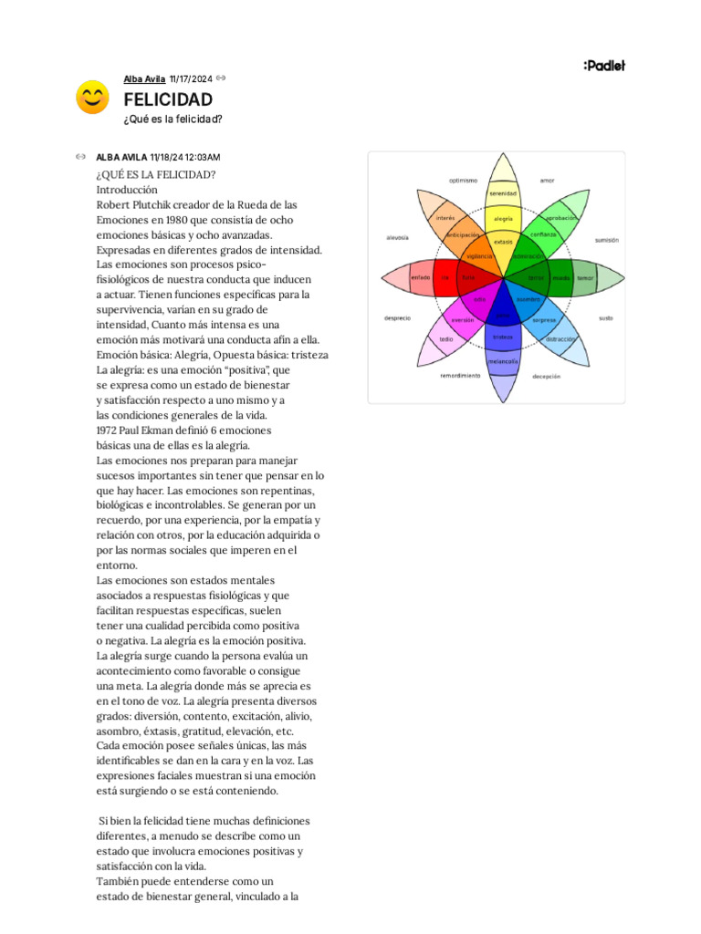 La Felicidad en la Educación: Claves y Prácticas | PDF | Las emociones ...