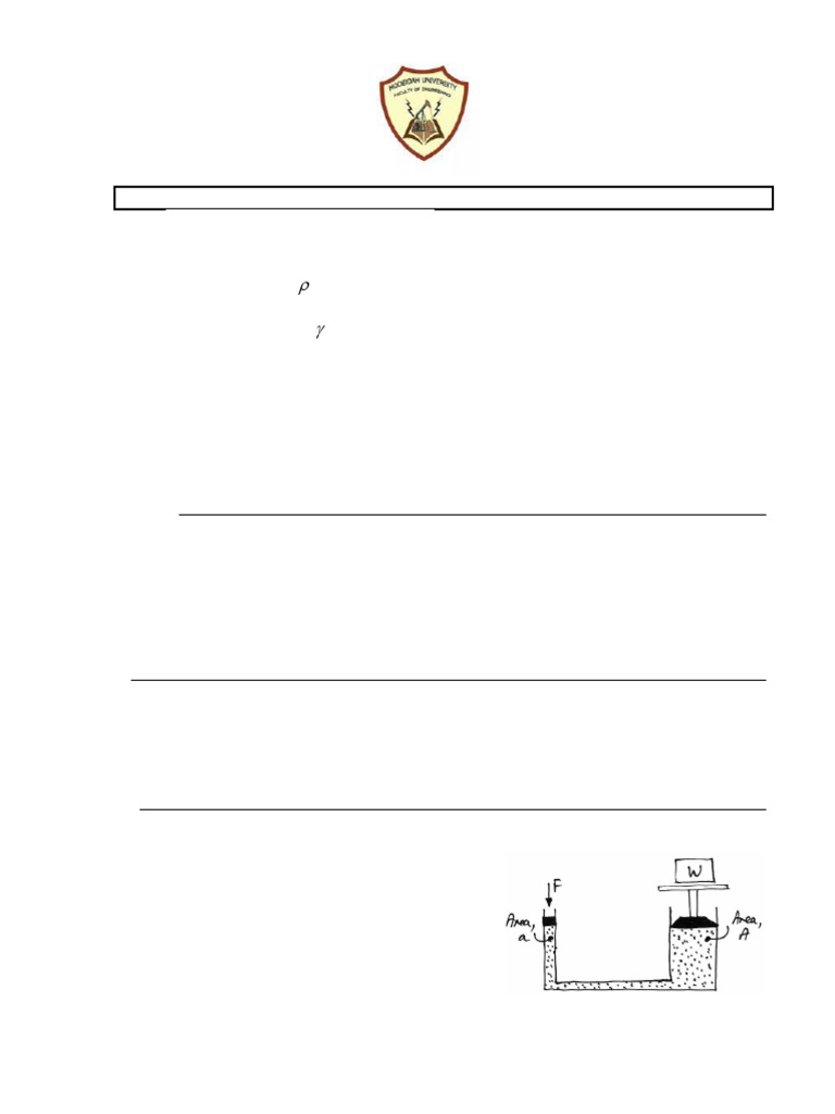 Fluid Mechanics Final Exam Questions | PDF | Pressure | Pressure ...