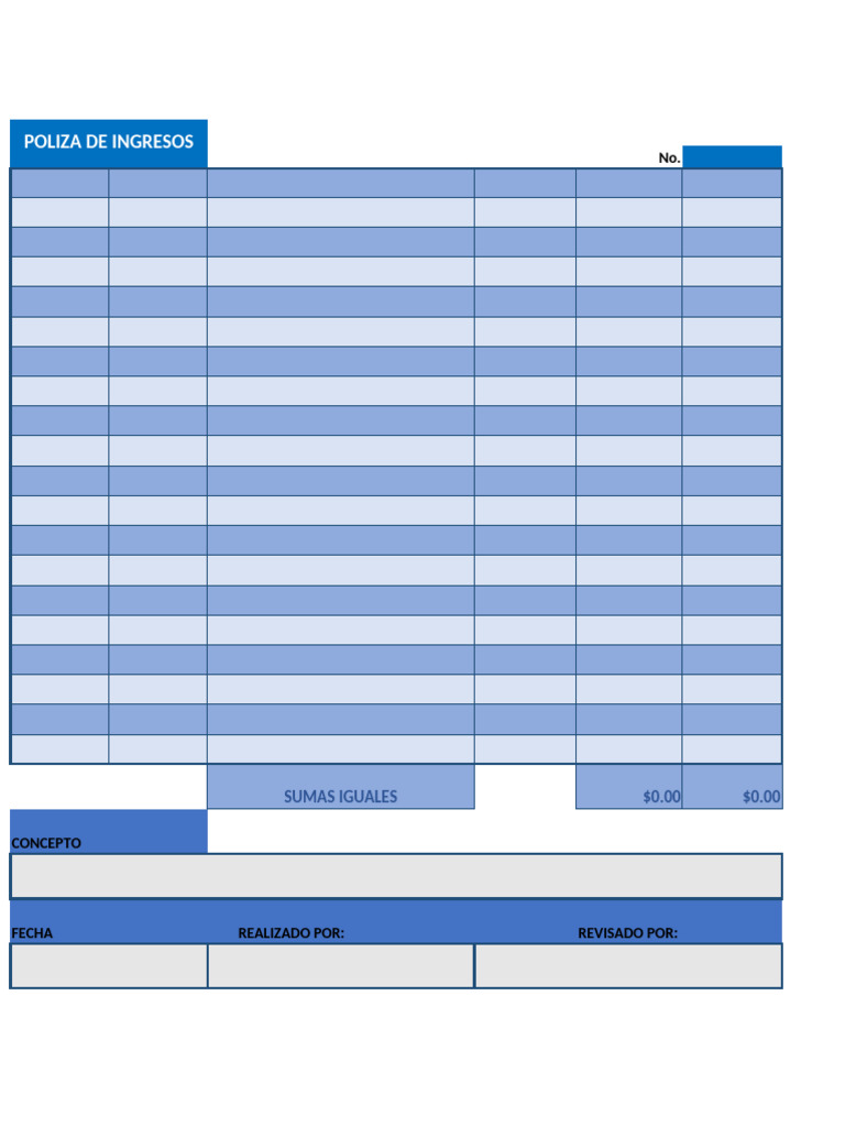 Poliza de Ingresos y Ventas Detalladas | PDF | Servicios financieros ...