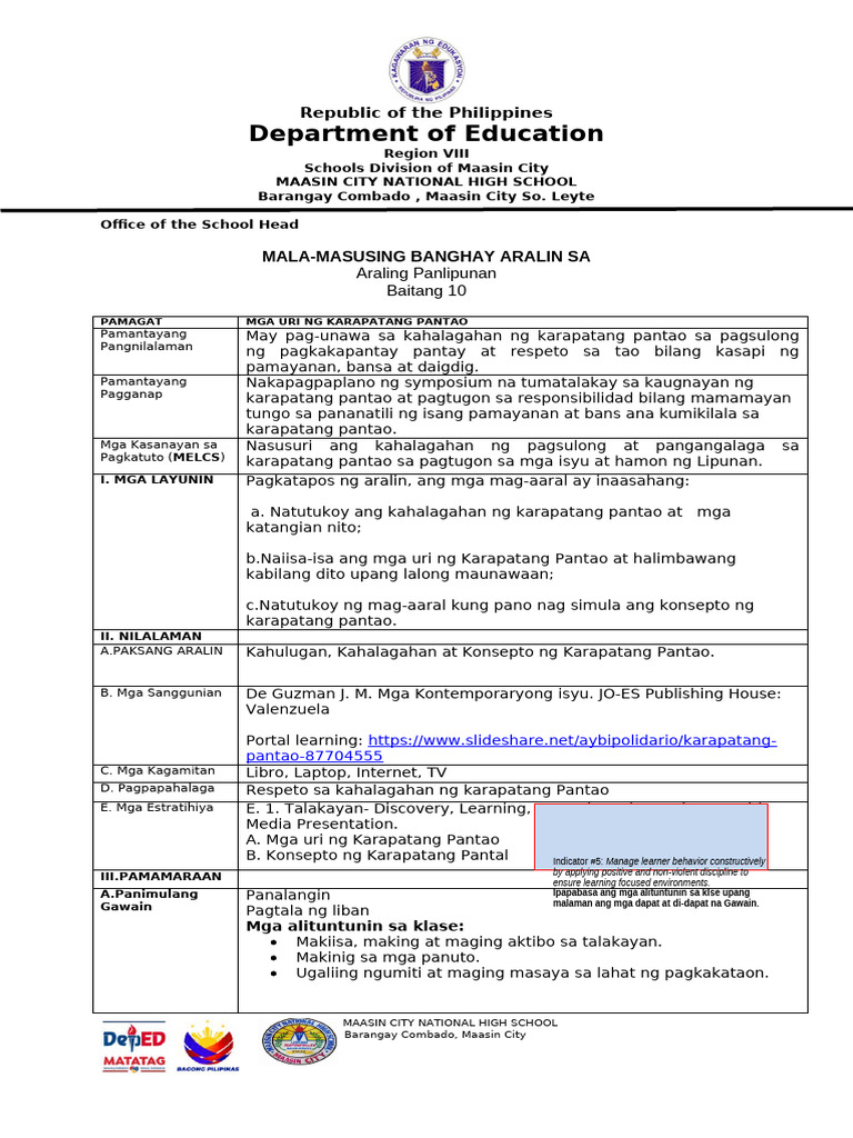 Grade 5 Scince DLP | PDF