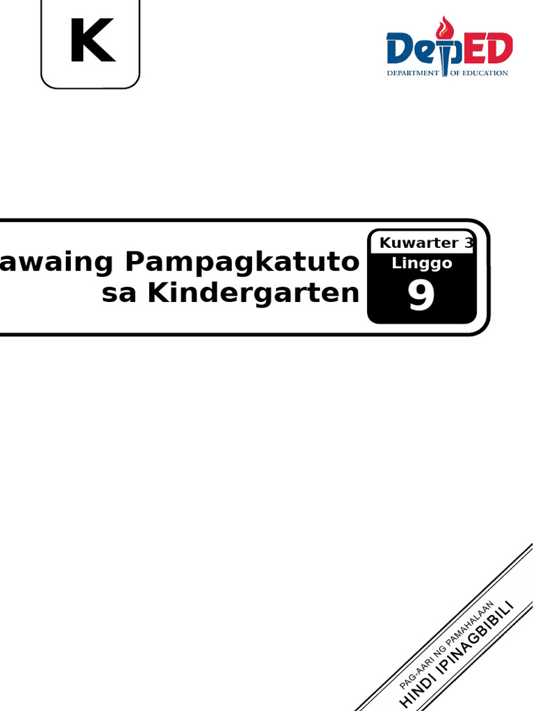 KLAS Kinder Q3 Week9 Ver2 | PDF