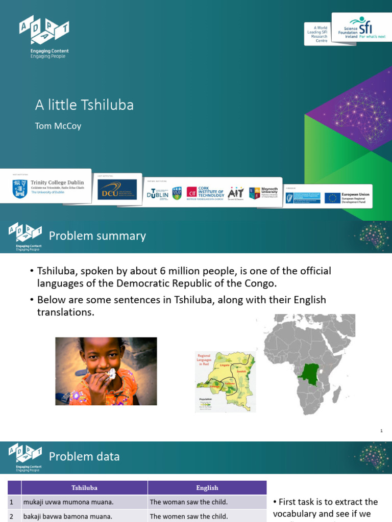 Tshiluba Language Basics and Translations | PDF | Language Mechanics ...