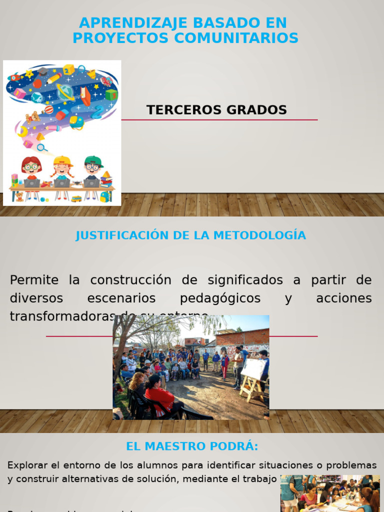 Aprendizaje Basado en Proyectos Comunitarios | PDF