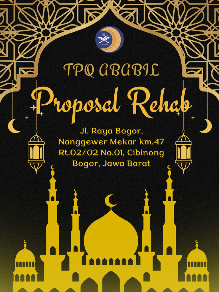Proposal Renovasi TPQ Ababil 2023 | PDF