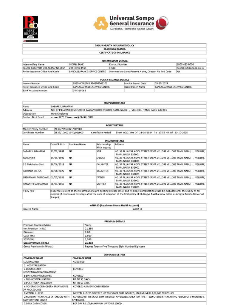 Insurance | PDF