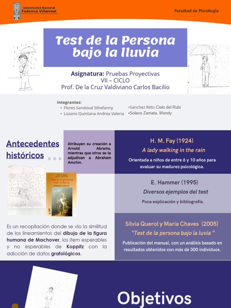 Test de la Persona bajo la Lluvia | PDF