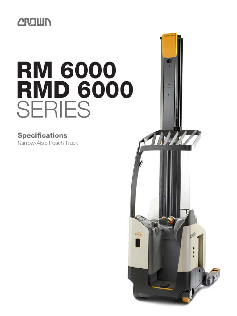 Spec Sheet - RM, RMD 6000 (SF18535) | PDF | Elevator | Truck