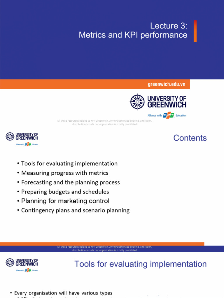 Metrics and KPIs for Marketing Success | PDF | Performance Indicator ...