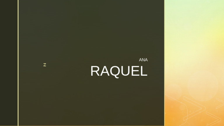 Raquel | PDF