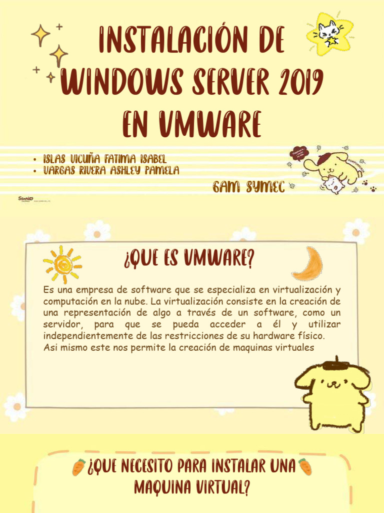 Instalar Windows Server 2019 en VMware | PDF | V Mware | Software