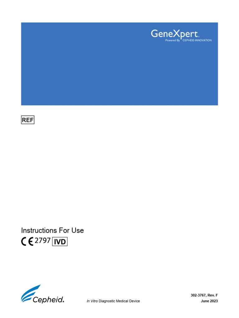 Xpert HIV-1 Qual XC Instructions | PDF | Hiv | Infection