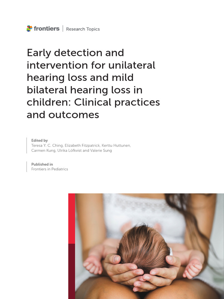 Early Detection of Hearing Loss in Children | PDF | Hearing Loss | Hearing