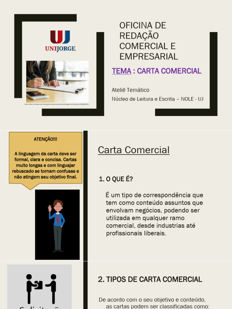 Guia para Redação de Carta Comercial | PDF
