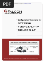 SteppIII Fox Bolero LT PFAL Configuration Command Set 2.6