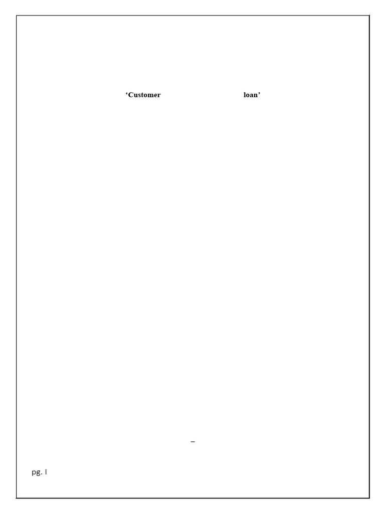 Final Project 2024 | PDF | Sampling (Statistics) | Loans