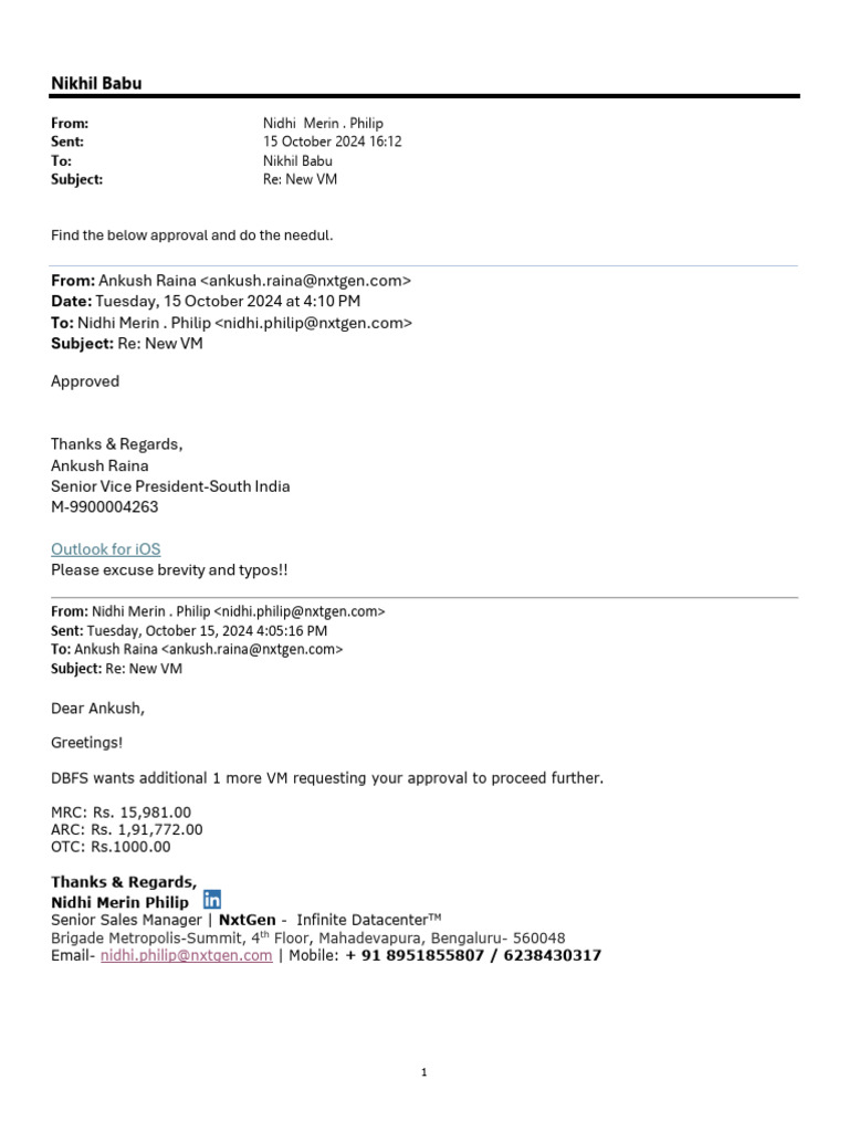 Email New Order 15 Oct 24 DBFS Securities LTD ORD1005365 | PDF ...