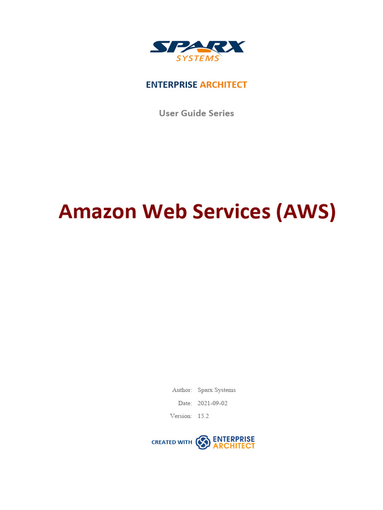 AWS Diagram Creation Guide for Enterprise Architect | PDF | Cloud ...