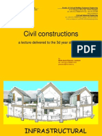 Civil Constructions: A Lecture Delivered To The 3d Year Students