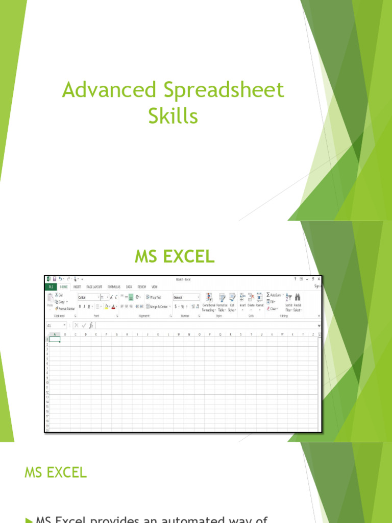 Lesson 4 Advance Spreadsheet Skills | PDF | Microsoft Excel | Spreadsheet