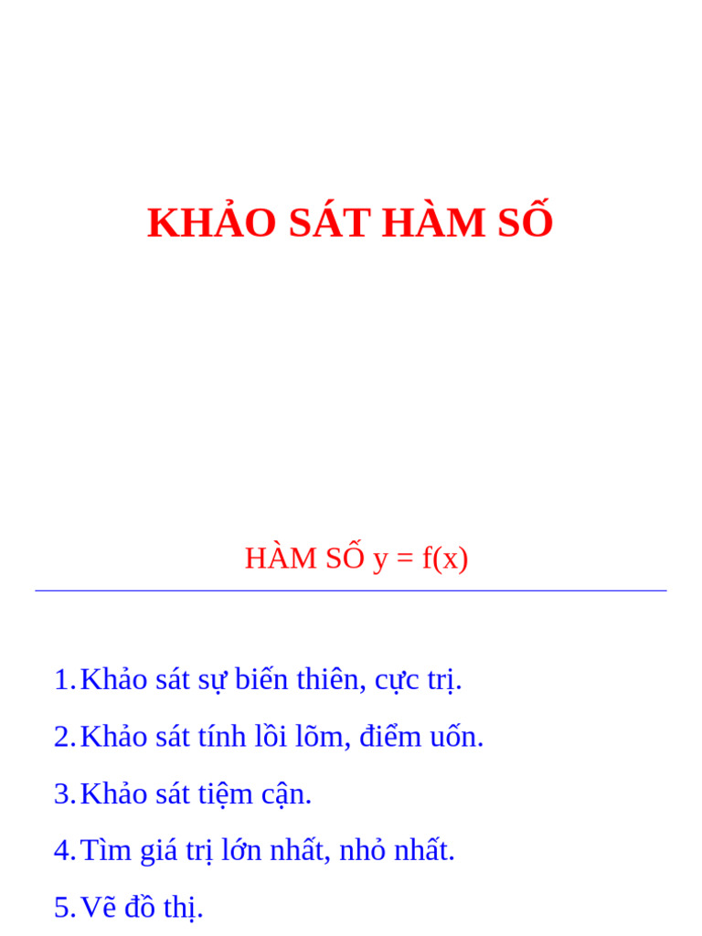 Khao Sat Ham So | PDF