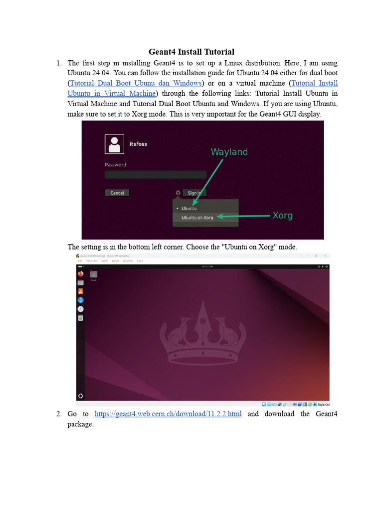 Geant4 Installation Guide for Ubuntu 24.04 | PDF | System Software ...
