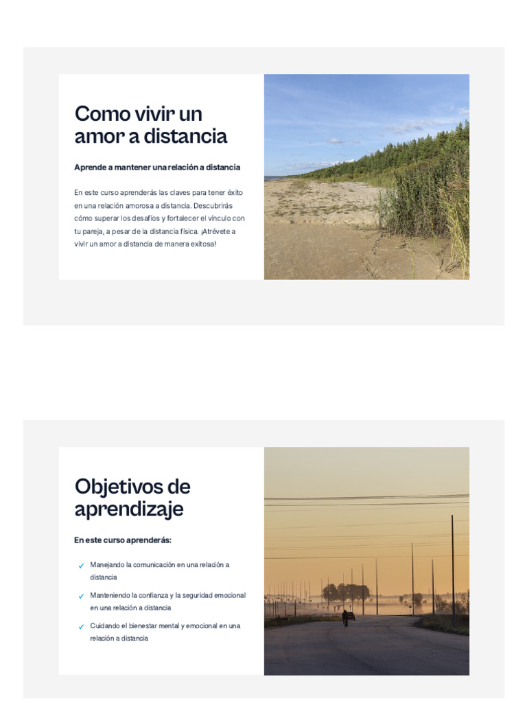 Claves para un amor a distancia exitoso | PDF | Las emociones ...