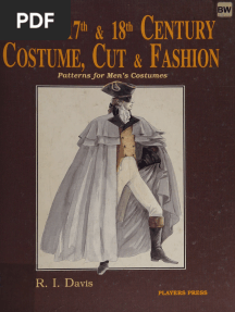 Men's 17th & 18th Century Costume, Cut & Fashion _ Patterns -- R_I_ Davis; Additional Material by William-Alan Landes -- Australia, Studio City, CA, -- 9780887346378 -- 726f4792c3b0a8b5ff6e19d9
