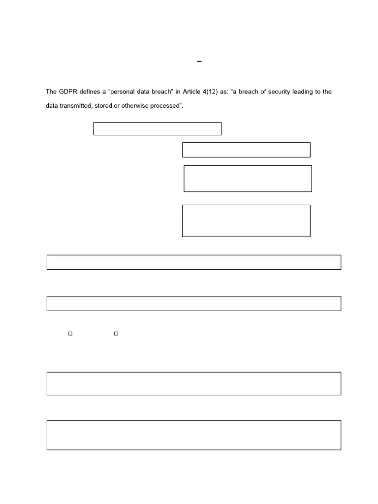 Data Breach Incident Report Template | PDF | Information Security ...