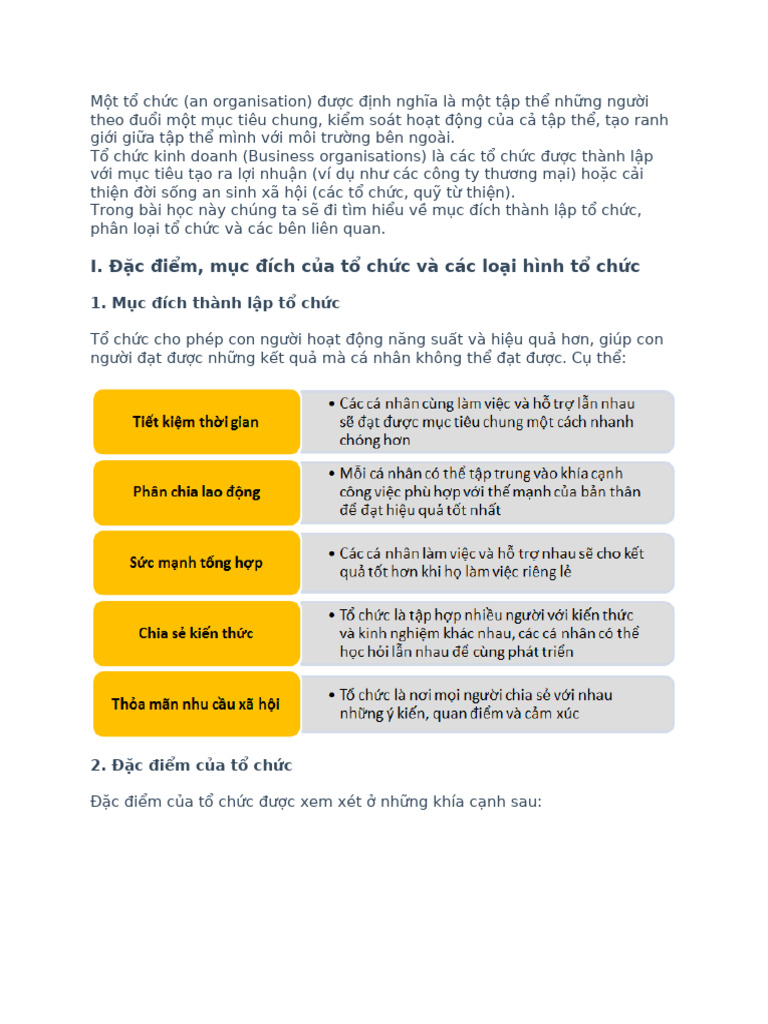 Business Organisations and Their Stakeholders | PDF